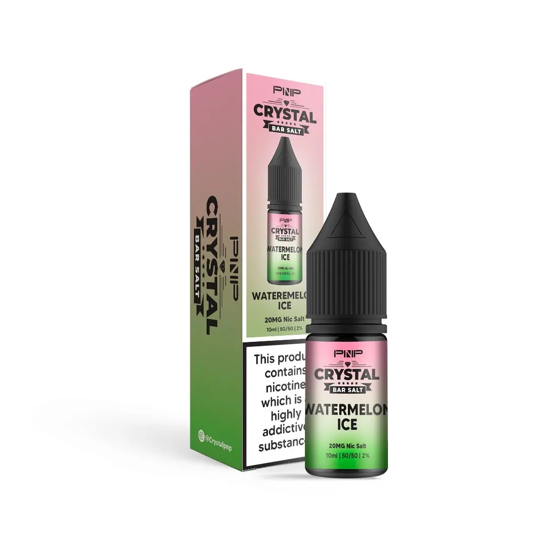 Watermelon Ice Nic Salt E-liquid by PNP Crystal Bar Nic Salt 10ml